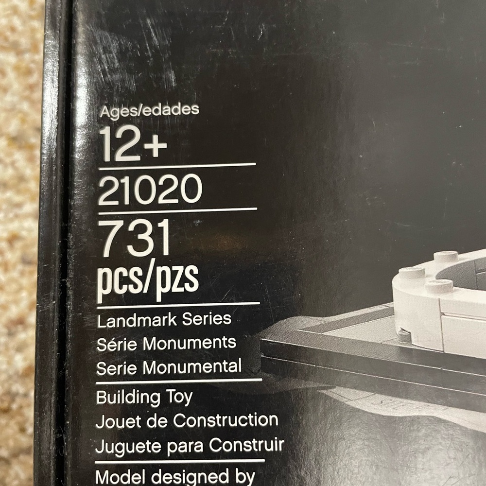 LEGO Architecture Trevi Fountain with White and Blue Bricks. New. - Picture 3 of 4